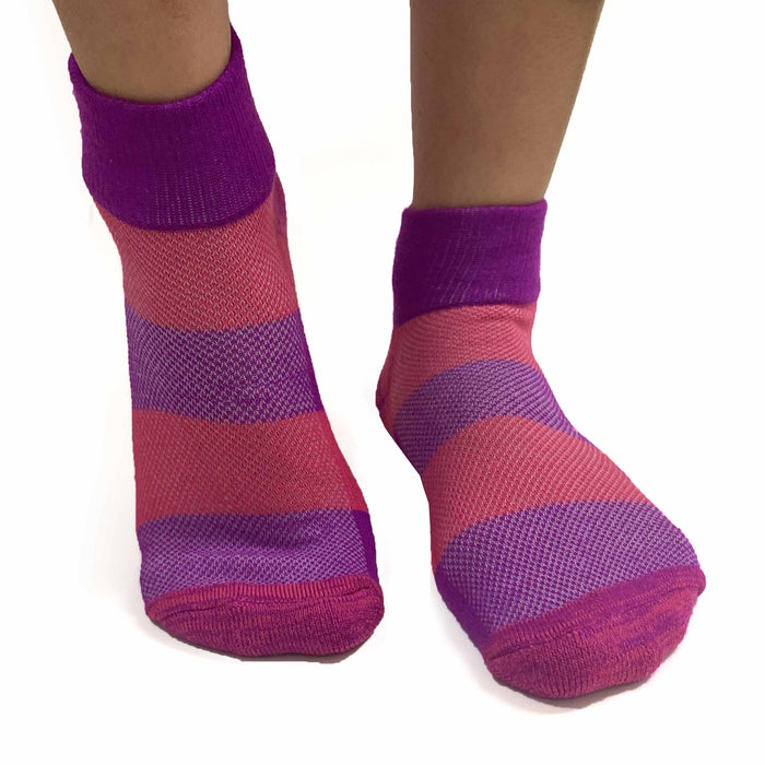 8 Pairs Athletic Running Ankle Socks Crew Cut Thick Cushioned Sports Women 9-11