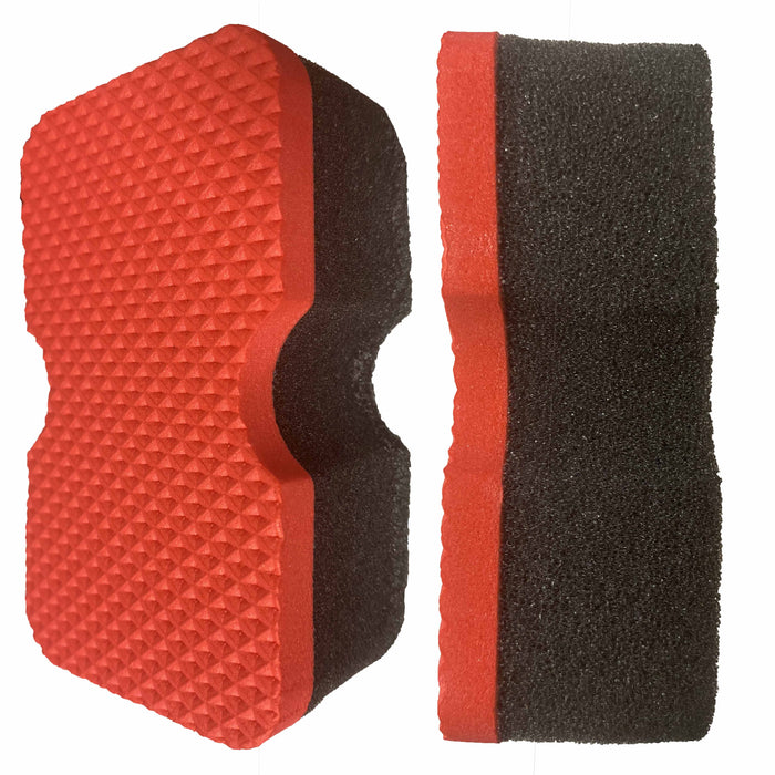 4 PC Express Shoe Shine Polish Sponges Instant Shine Leather Care Boots Protects