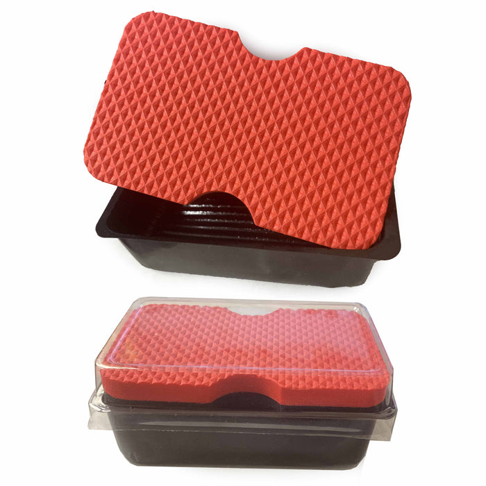2 Pack Shoe Shine Polishing Sponge Instant Cleaning Leather Care Protector Boots
