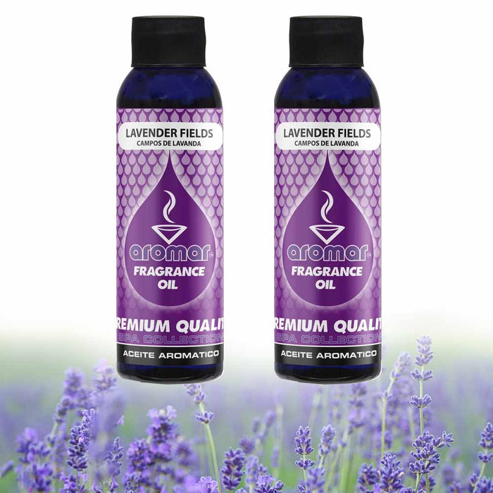 2 Pc Lavender Fields Premium Grade Fragrance Oil Aroma Therapy Diffuser 4 Oz