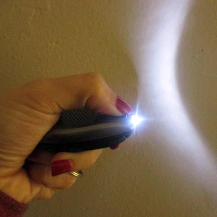 1 Digital Voice Recorder Keychain 10 Seconds Led Flashlight Playback Recording