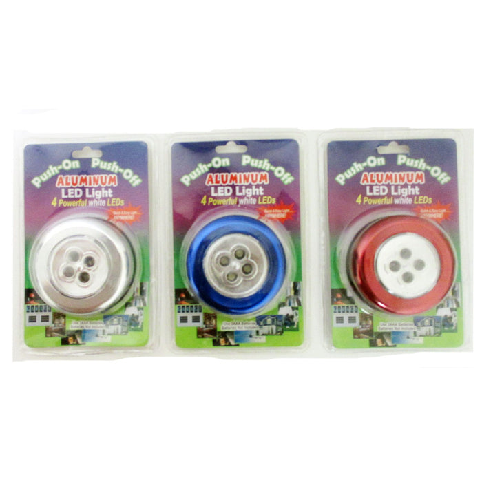 Aluminum LED Light Push Touch Night Lamp Driving Peel Adhesive As On Seen TV