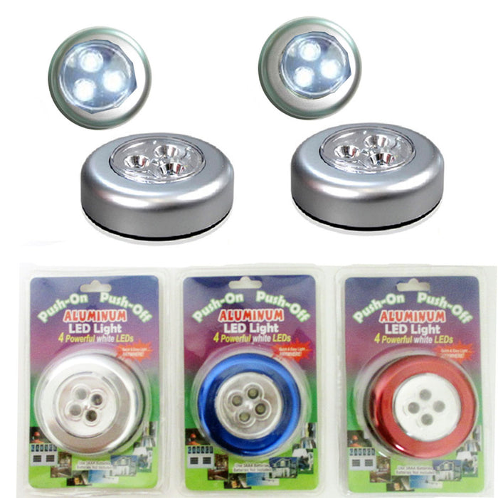 Aluminum LED Light Push Touch Night Lamp Driving Peel Adhesive As On Seen TV