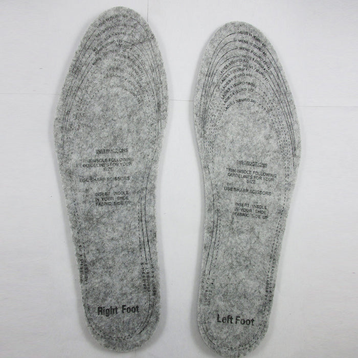 3 Pair Insulating Foil Thermal Shoe Insoles Mens Ladies Trainers Winter Warm !