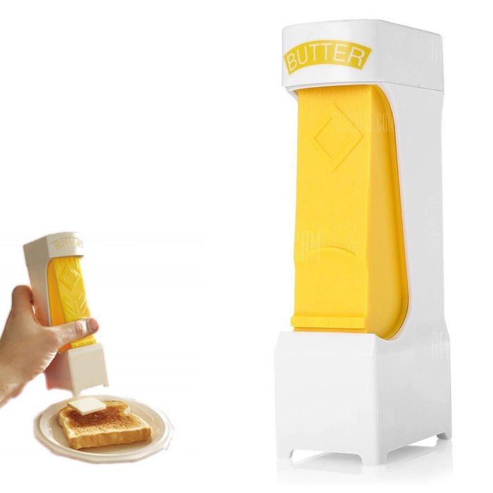 Butter Cutter One Click Slicer Squeeze Dispenser Dish Stainless Blade Slice