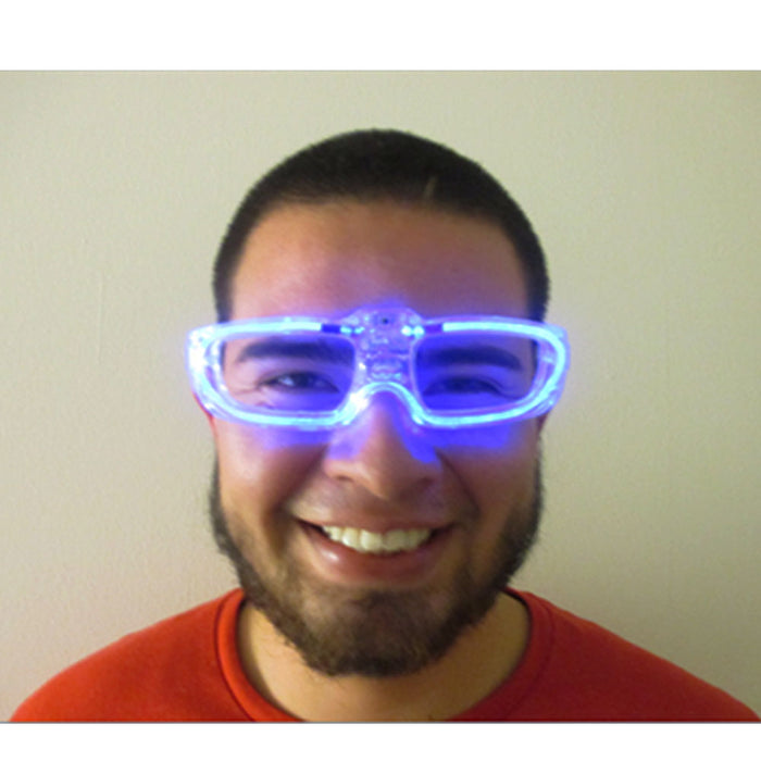 6 Pc Glow in the Dark Shutter Sunglasses Rave Glasses 80s Birthday Party Favors