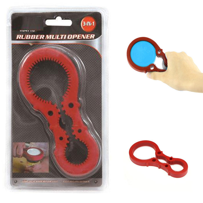 Jar Openers Rubber Non Slip Bottle Lid Grip Multi Opener Pad Twist Gripper New