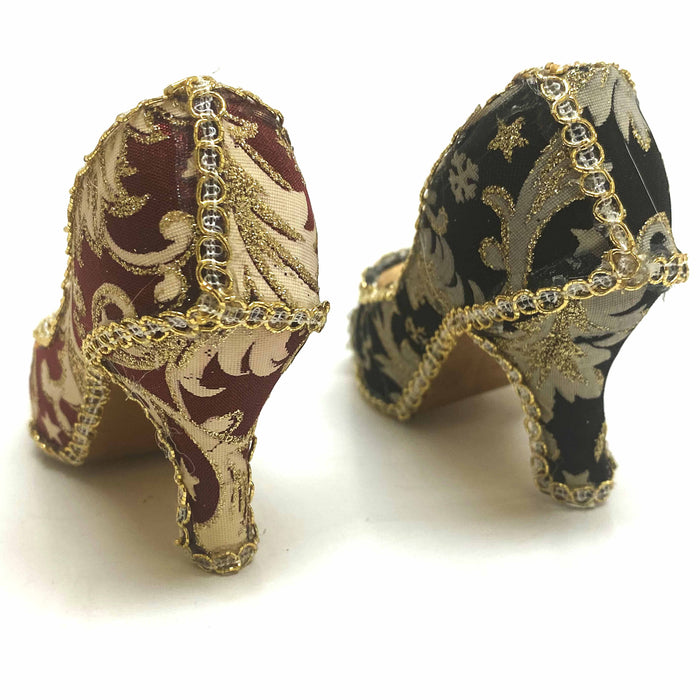 2 Pc Jewelry Ring Holder Display Storage High Heel Shoe Stand Organizer Earrings