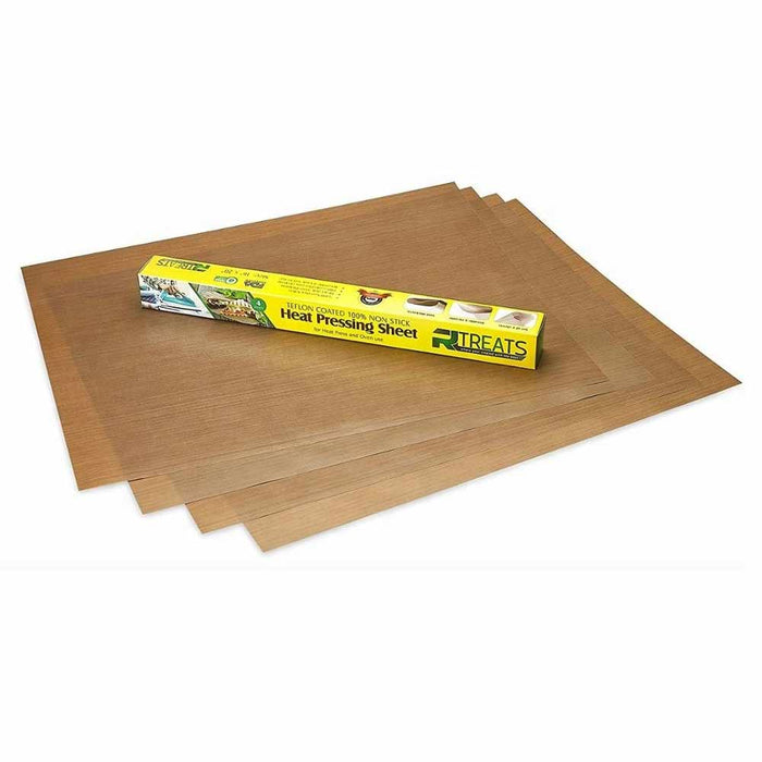 8 Pc Sheet Heat Press Oven Transfer PTFE Coated Non Stick 16" x 20" 5mil