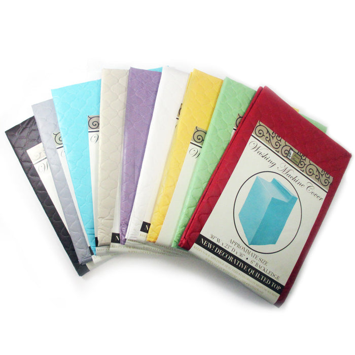 Vinyl Waterproof Cover Protective Quilted Washing Machine Dryer Dust Top Color
