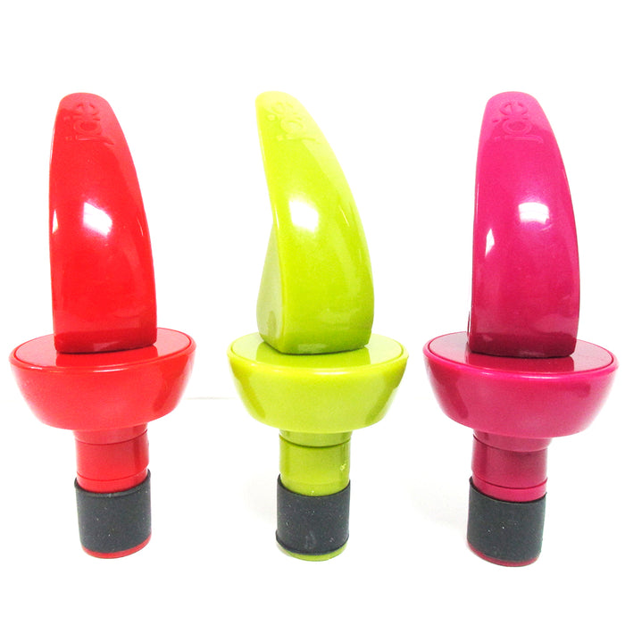 3 Pc Wine Bottle Stopper Saver Vacuum Wine Pump Stoppers Sealing Preserver Cork