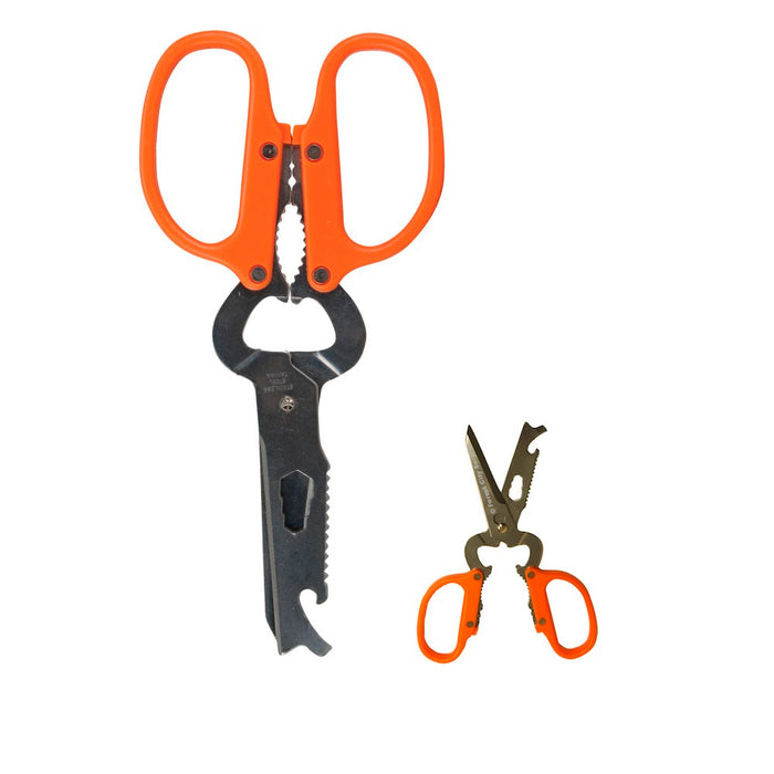 12 In 1 Camping Scissors Stainless Steel Multi Tool Shears Can Opener Coghlans