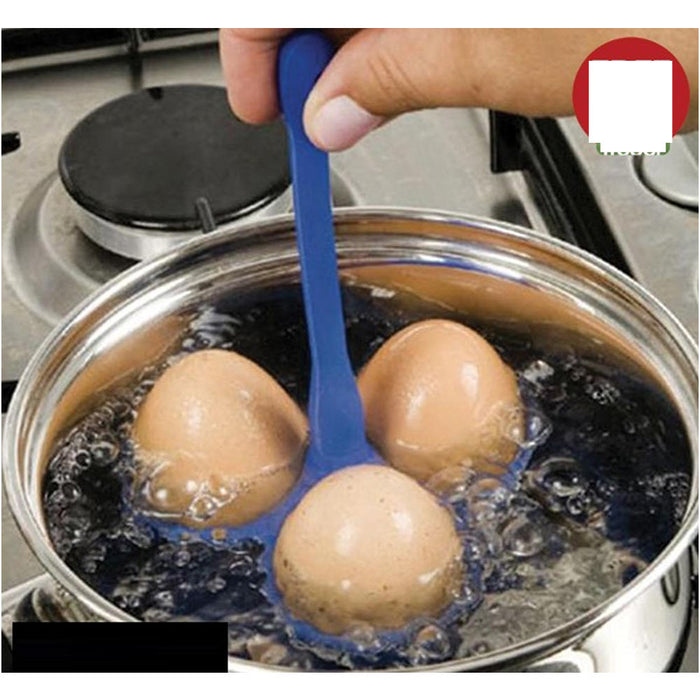 Silicone 3 Egg Boiler Poacher Holder Dipper Egg Cooker Kitchen Tool Cookware New
