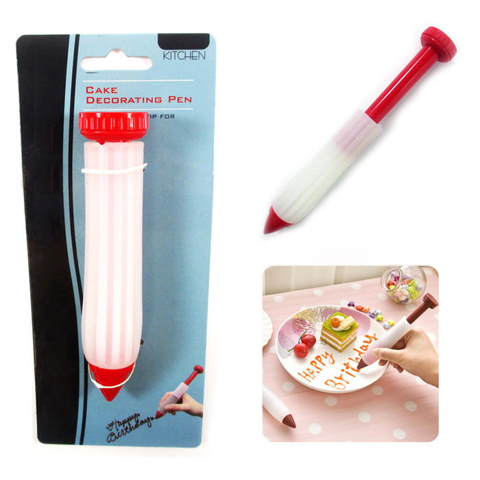 1 Pc Cake Decorating Pen Icing Pastry Decor Fondant Writing Cake Baking Syringe