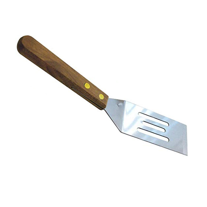 Chef Craft Small Slotted Cookie Spatula Stainless Steel Wood Handle Kitchen