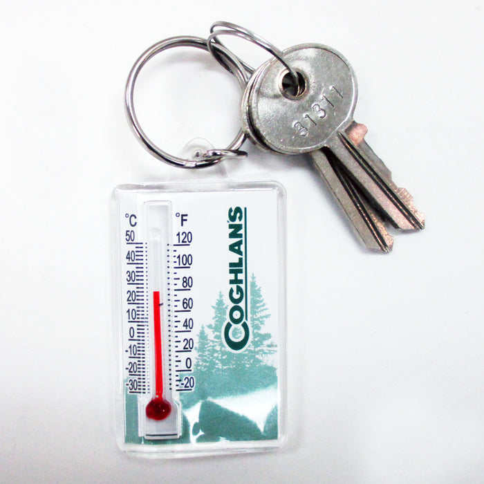 Coghlans Zipper Pull Thermometer Temperature Outdoor Mini Portable Keychain Camp