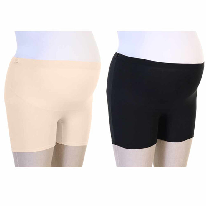 4 Pc Cotton Maternity Shorts Over Bump Underwear Pregnancy Tummy Support S/M