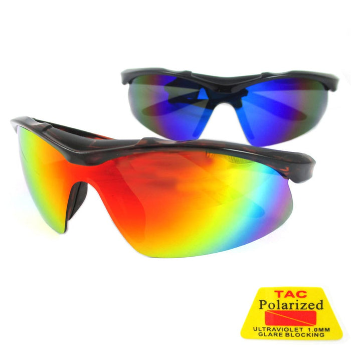 Mens Polarized Sports TAC Sunglasses Cycling Running Fishing Golf Wrap Glasses