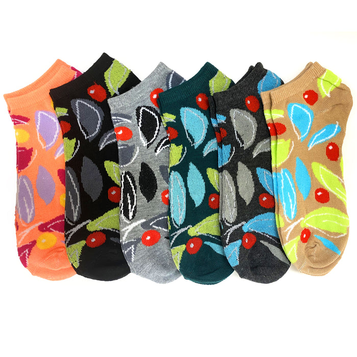 Lot 12 Pairs Women's Neon Ankle Socks Ladies Girls Candy Color Cotton Size 9-11