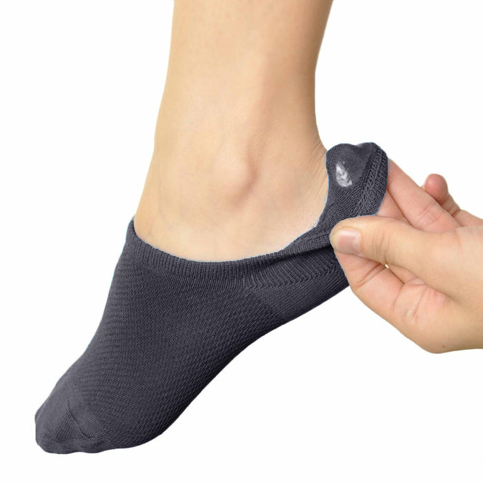 6 Pairs Men Women No Show Socks Non Slip Low Cut Invisible Cotton Assorted 10-13