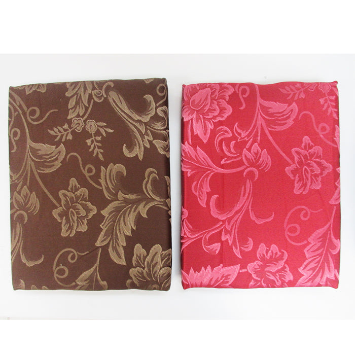 1 Damask Tablecloth 60" X 84" Rectangle Polyester Easy Care Colors Dining Room