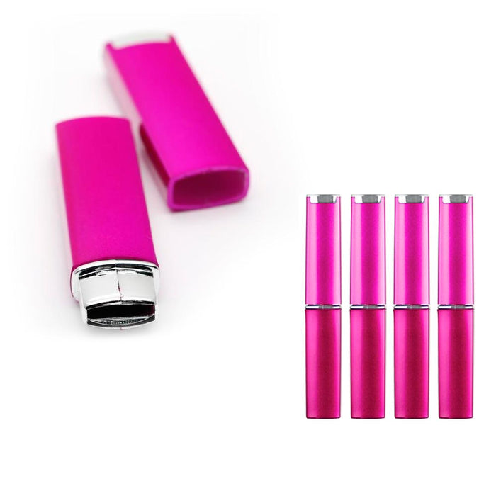 4 Pc Nail File Case Buffing Holder 4" Container Protector Accessory Hard Case !