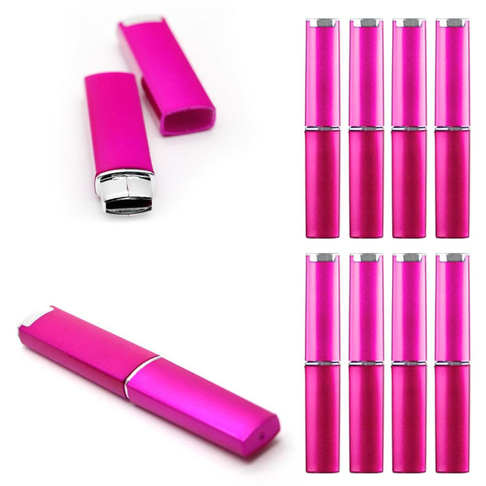 8 Case Crystal Glass Finger Nail File 4" Hard Case Protector Quality Accessory