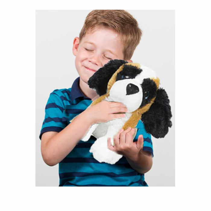 2 Soft Plush Puppies 12" Stuffed Animal Puppy Cozy Bedtime Toy Cute Kids Gift