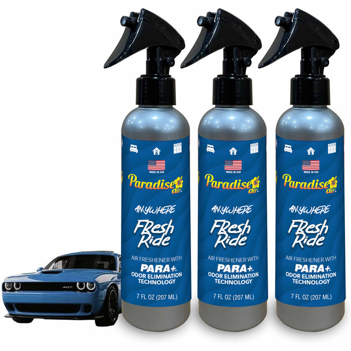 3 Paradise Air Freshener Spray Odor Eliminator Fragrance Aroma Scent Fresh Ride
