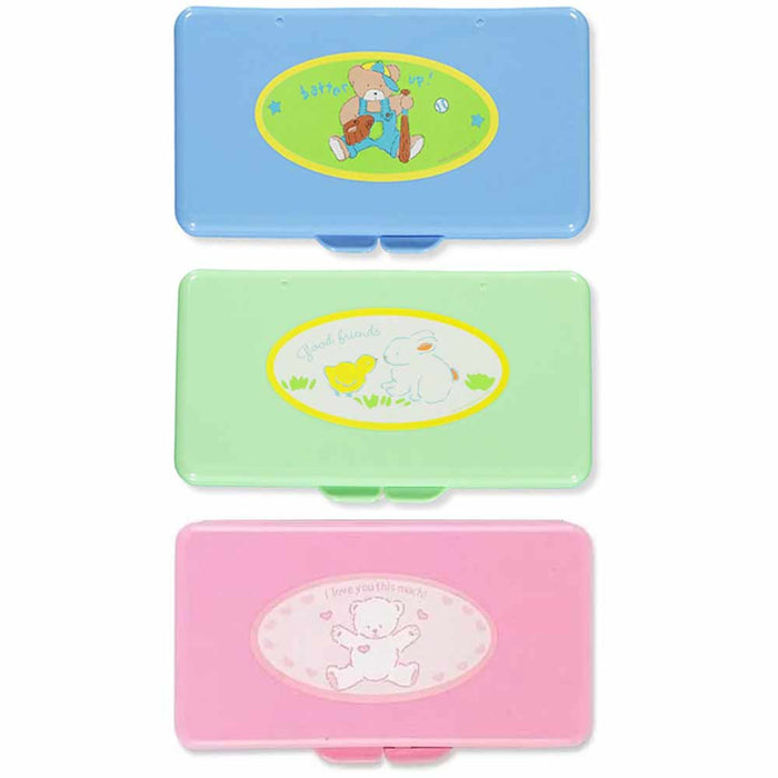 2 Baby Wet Wipes Case Kids Diaper Box Refillable Container Travel Bag Stroller