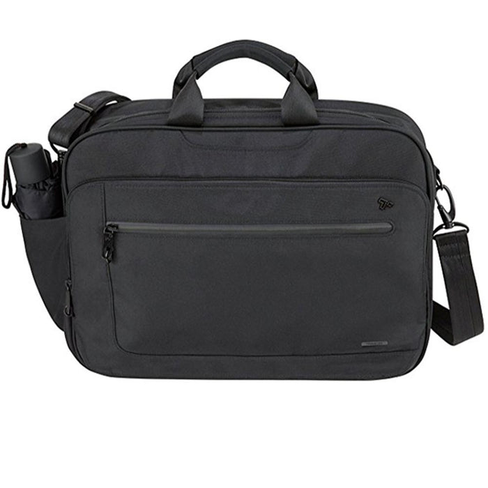 Travelon Men Briefcase Anti Theft 15" Messenger Bag Laptop Business Travel Black