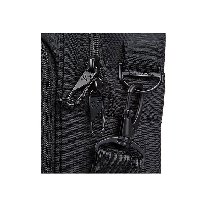 Travelon Men Briefcase Anti Theft 15" Messenger Bag Laptop Business Travel Black