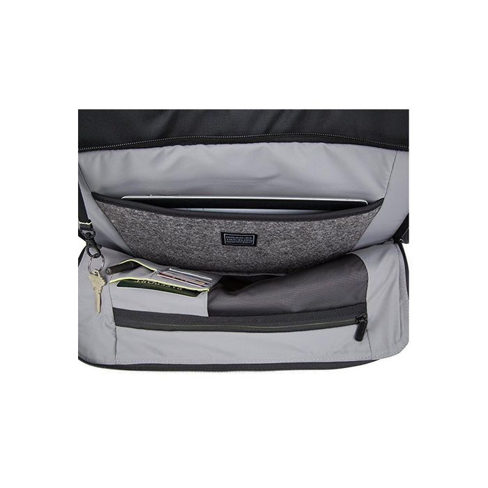 Travelon Men Briefcase Anti Theft 15" Messenger Bag Laptop Business Travel Black
