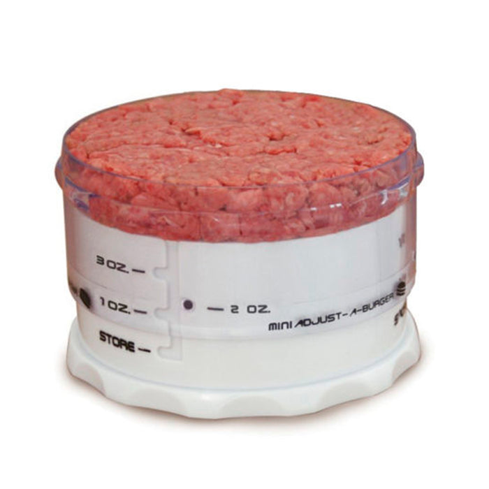 Adjust A Burger Mini Adjustable Slider Hamburger Patty Maker Press Set 1 - 3 OZ