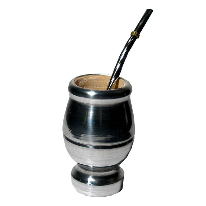 ARGENTINA MATE GOURD YERBA TEA CUP WITH STRAW BOMBILLA KIT DETOX DRINK SET 0236