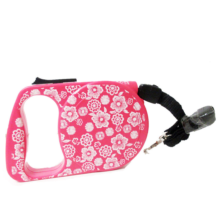 Retractable 11Ft Pet Leash Dog Cat Puppy Walking Lead Automatic Rope Cord Holder