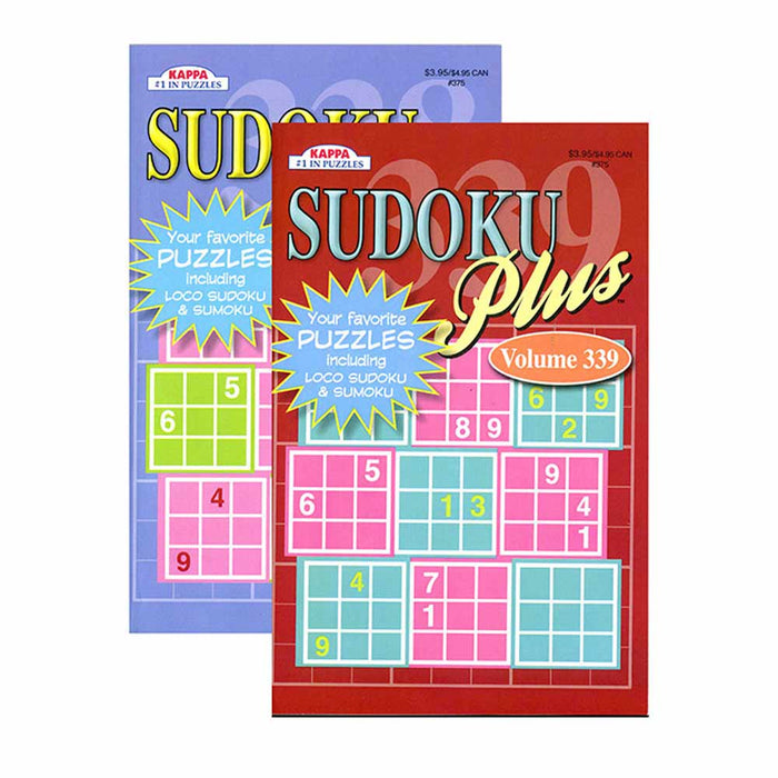 4 Pc Sudoku Puzzle Books Sumoku Collection Number Find Solving Large Print Fun