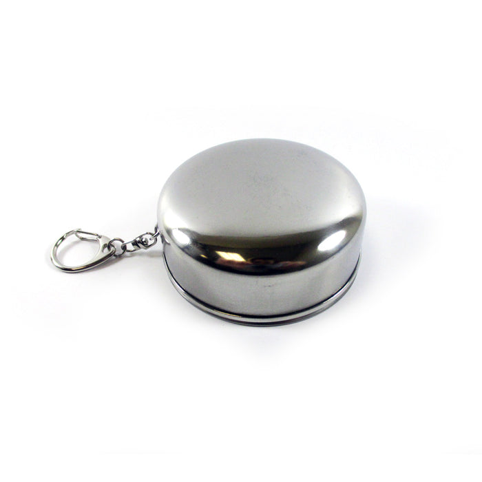 Stainless Steel Collapsible Cup Portable Outdoor Travel Folding Telescopic Chain