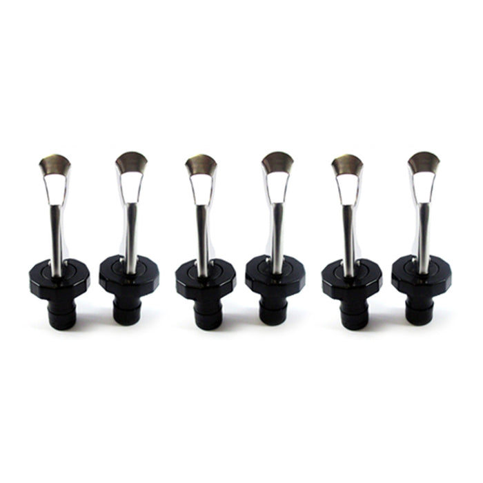 6 Wine Bottle Stoppers Keep Fresh Saver Vacuum Sealer Preserver Airtight Set