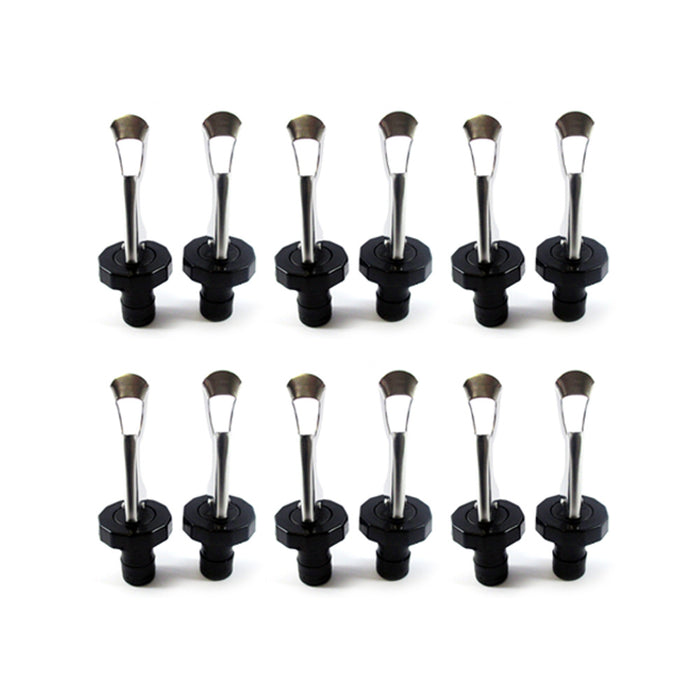 12 Wine Bottle Stoppers Keep Fresh Saver Vacuum Sealer Preserver Airtight Set