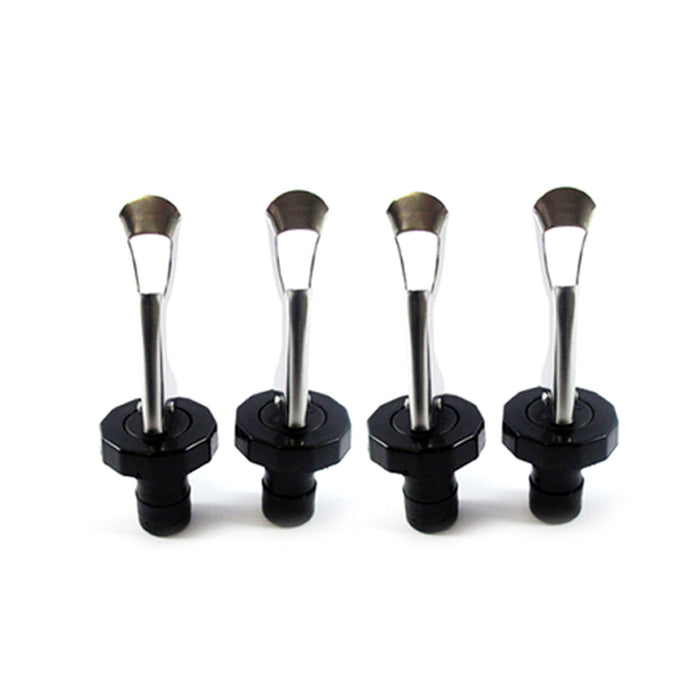 4 Pc Bottle Stoppers Wine Cork Fresh Saver Vacuum Sealer Preserver Airtight Set