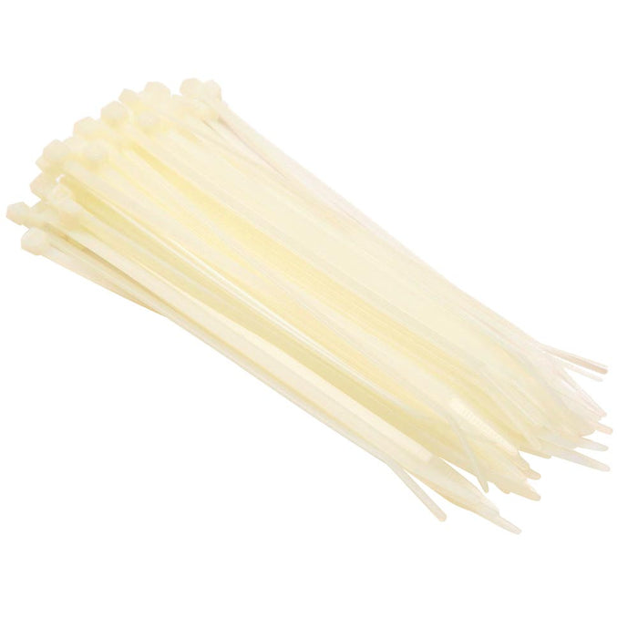 200 Pc 8" Cable Zip Ties 40 Lbs Heavy Duty Ties Nylon UV Resistant Wire Wrap Lot