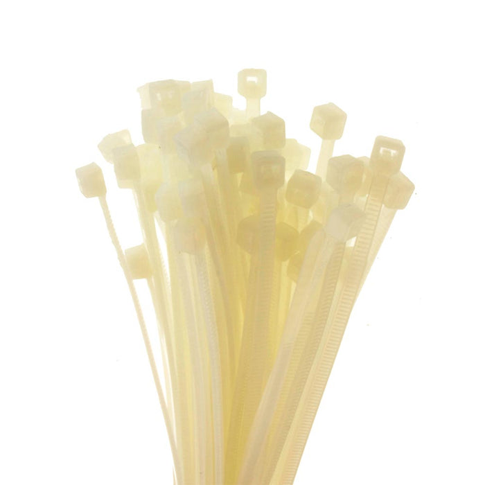 200 Pc 8" Cable Zip Ties 40 Lbs Heavy Duty Ties Nylon UV Resistant Wire Wrap Lot