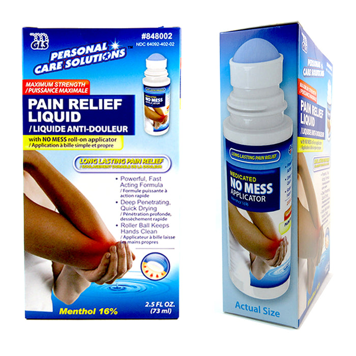 2 Soothing Pain Relief Roll On Liquid Maximum Strength 2.5 Oz (EXP Date 9/2019)