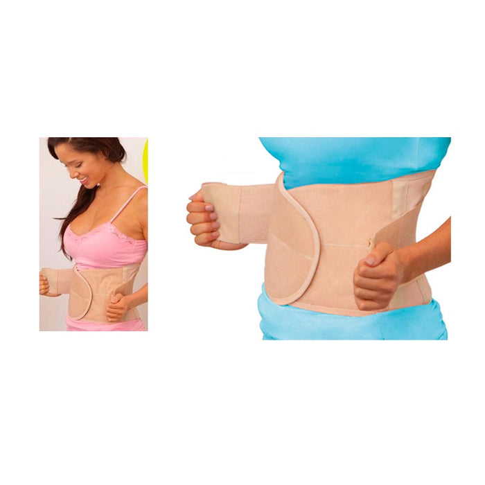 Miss Belt Waistline Body Shaper Trainer Corset Compression Garment Nude L/XL