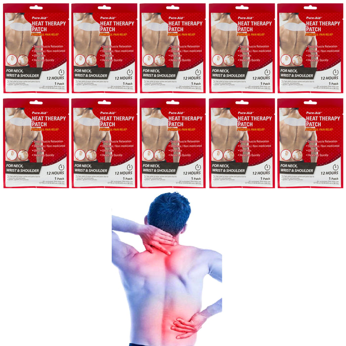 10 Pc Heat Patches Pain Relief Warm Therapy Pads Neck Shoulder Muscle Joint 30cm