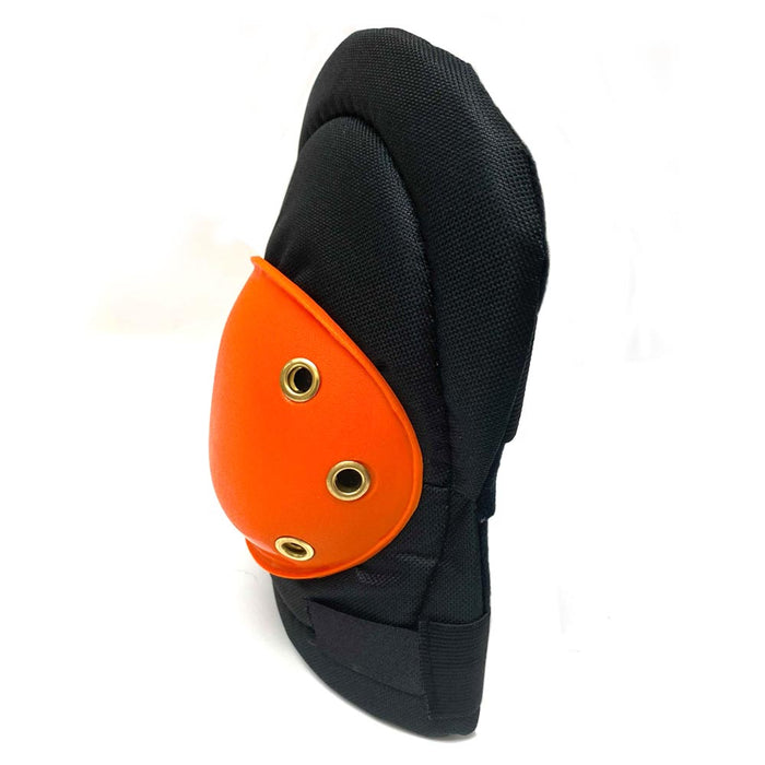 New 2 Pc Plastic Cap Knee Pads Heavy Duty Set Plumber Carpenters Builder Comfort