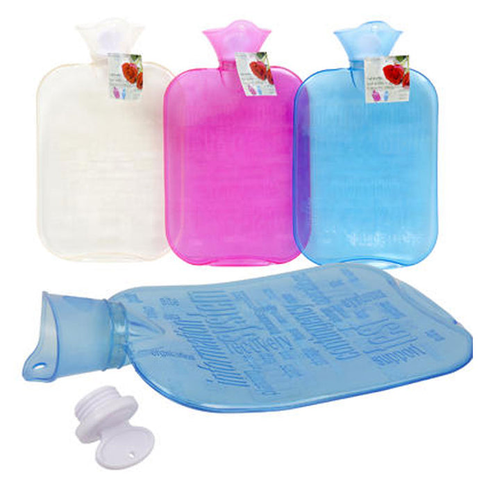 1Pc Hot Water Bag PVC Bottle Warm Relaxing Heat Cold Therapy Relieve Pain 44 Oz
