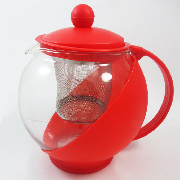 1 Pc Glass Tea Kettle Pot Thermo Teapot Filter Brewer Steep Infuser Coffee 25 Oz