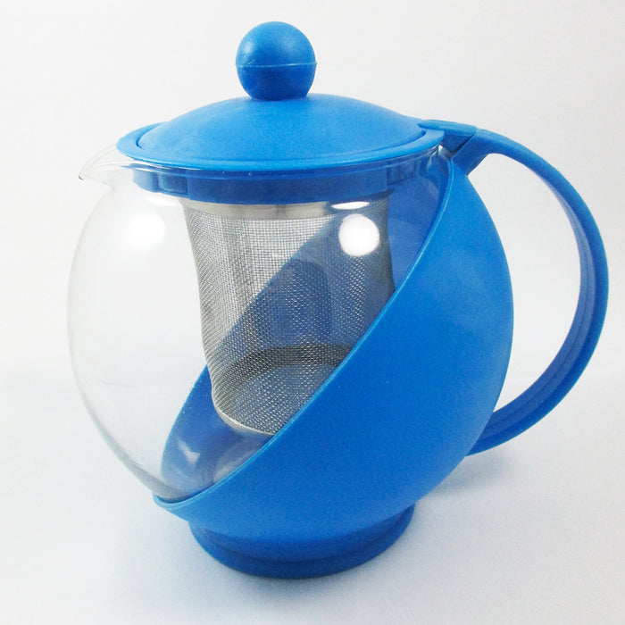 1 Pc Glass Tea Kettle Pot Thermo Teapot Filter Brewer Steep Infuser Coffee 25 Oz